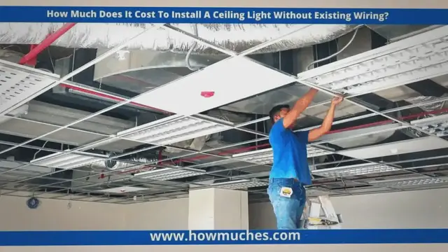 'Video thumbnail for How Much Does It Cost To Install A Ceiling Light Without Existing Wiring?'