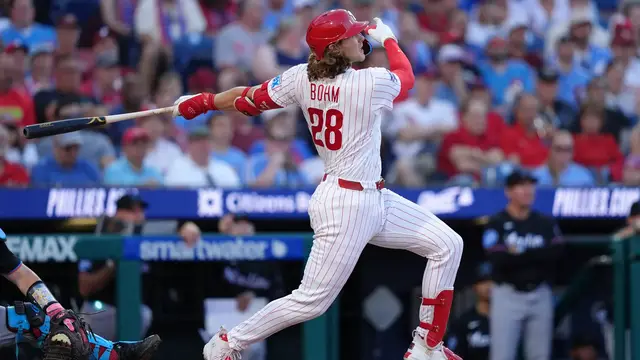 Video thumbnail for Alec Bohm's Surprising 2nd Place in NL Third Base Voting