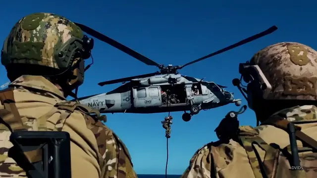 Video thumbnail for Hegseth redirects SOF toward great power competition at SOF Week 2025