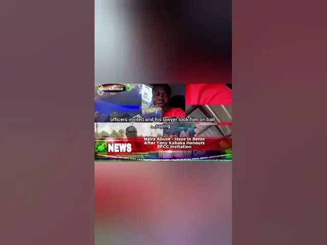 Video thumbnail for Naira Abuse Issue In Benin After Tony Kabaka Honours EFCC Invitation