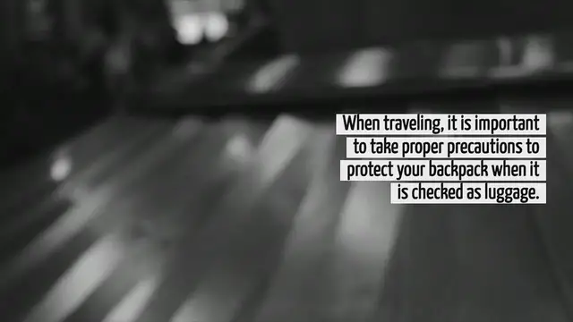 Video thumbnail for How To Protect Backpack When Checked As Luggage