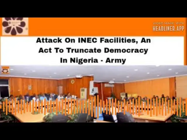 Video thumbnail for Attack On INEC Facilities, An Act To Truncate Democracy In Nigeria - Army ~ OsazuwaAkonedo