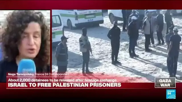 'Video thumbnail for ‘Very carefully choreographed’ hostage-prisoner swap under Gaza truce deal'
