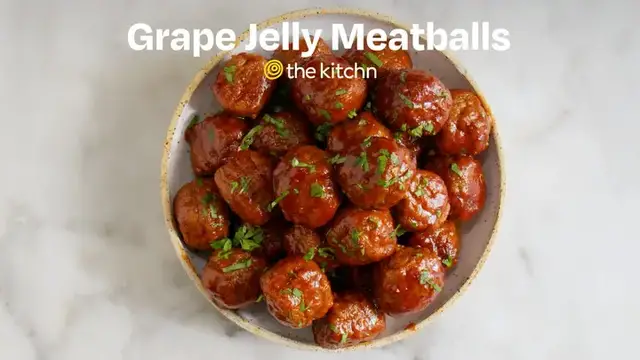 'Video thumbnail for Grape Jelly Meatballs'