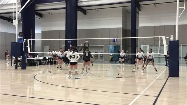 'Video thumbnail for Academy Volleyball Club 16HP Denny Volleyball Game'