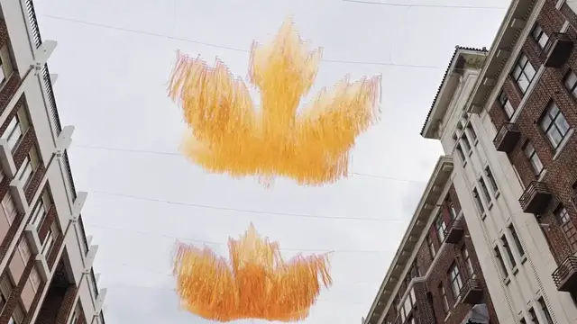 Video thumbnail for China: Maple Leaf Installation.