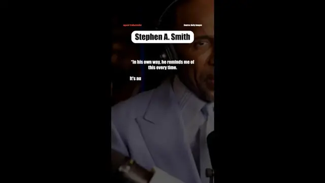 Video thumbnail for Stephen A. Smith APOLOGIZES To Jalen Brunson After Knicks Win NBA Finals!
