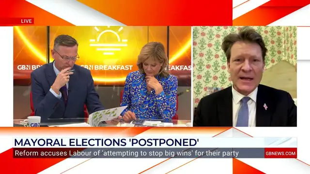 Video thumbnail for WATCH: Richard Tice praises Christopher Harborne's £9million donation to Reform UK