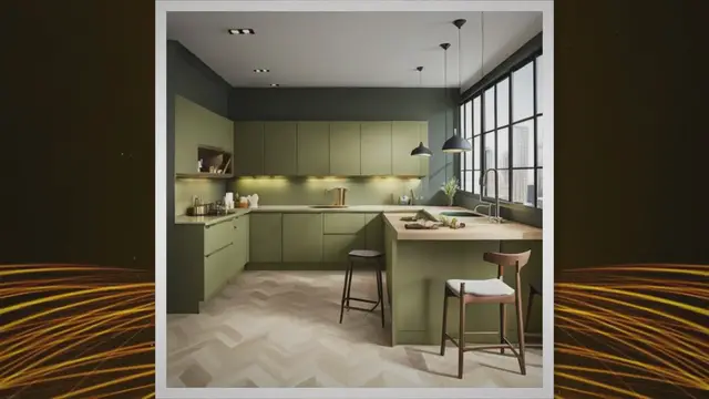 Video thumbnail for Modernize Your Kitchen with Olive Green Cabinets: Tips for Styling, Accessorizing, and Maintenance