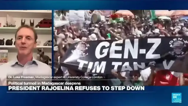 'Video thumbnail for Gen Z risks 'being marginalised' in Madagascar political overhaul as army takes power, expert says'