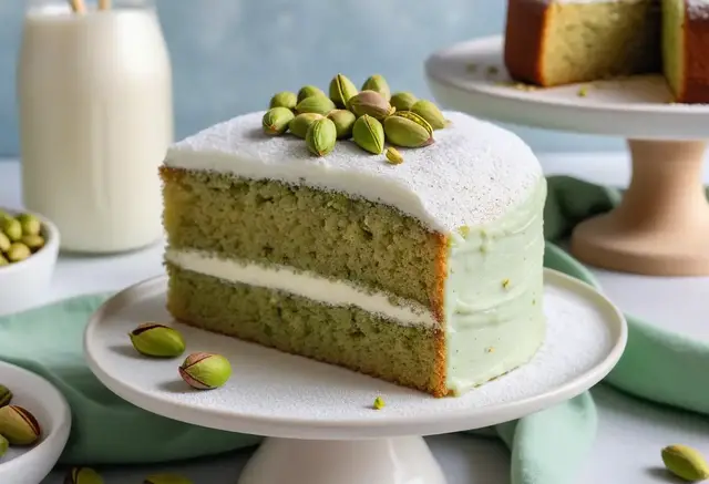 Video thumbnail for Pistachio Cake Recipe
