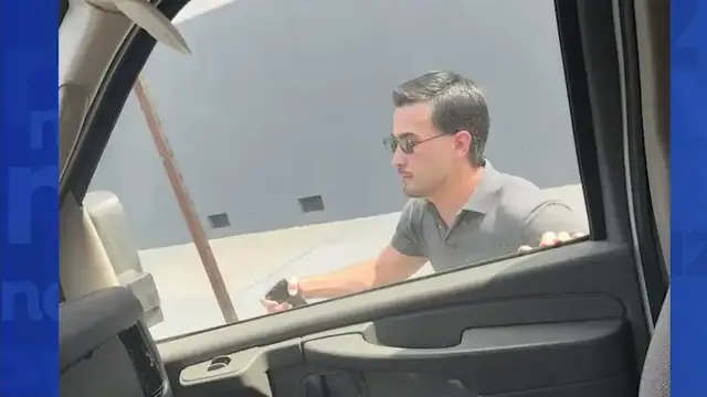 Video thumbnail for Caught on Camera: Driver sought after mirror-smashing road-rage incident on Belt Parkway