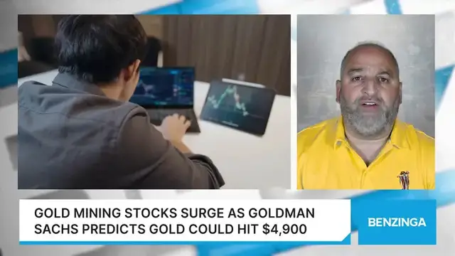 'Video thumbnail for Gold Mining Stocks Surge As Goldman Sachs Predicts Gold Could Hit $4,900'