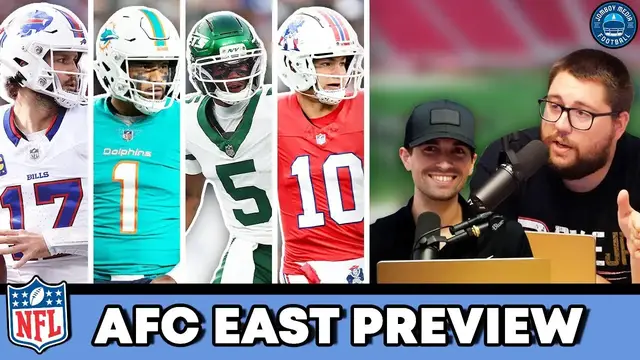 'Video thumbnail for Can the Patriots sneak into the playoffs? (AFC East Preview + Rankings)'