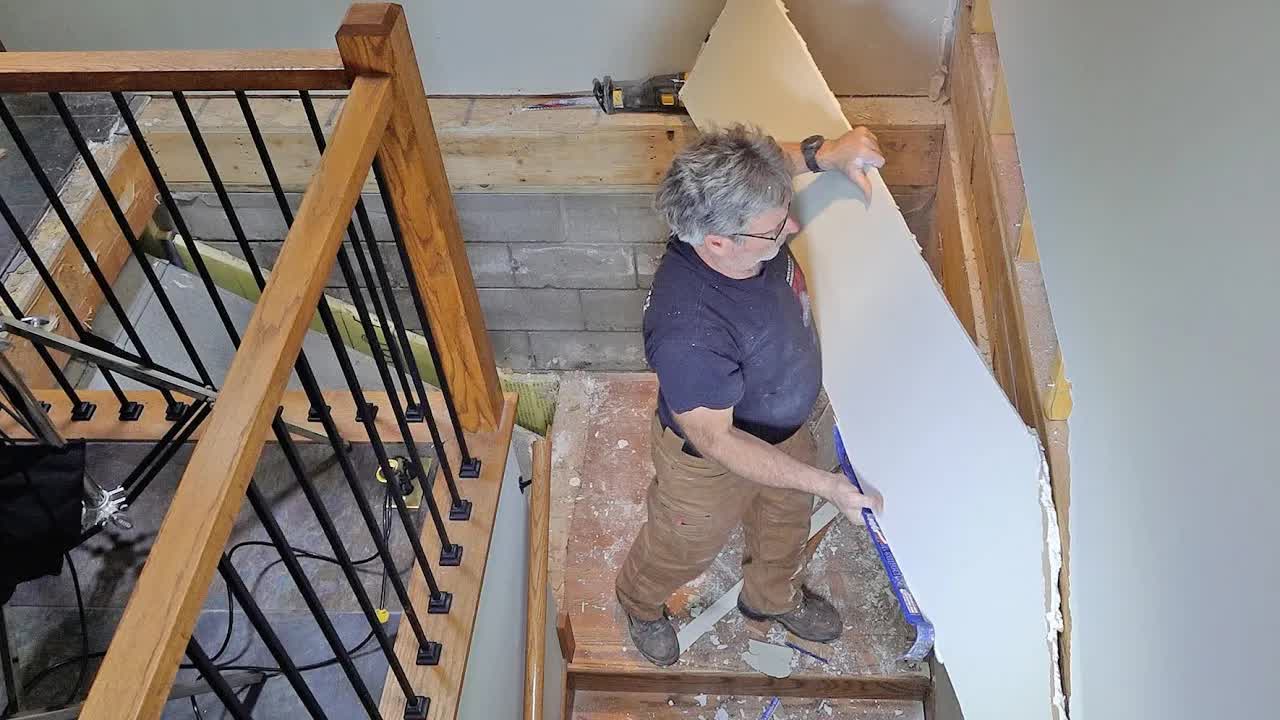 Video thumbnail for Matthew Cremona: Staircase Removal for Home Addition - Part 15