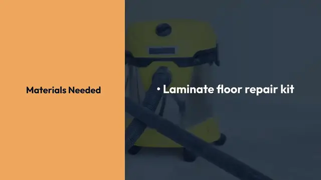 Video thumbnail for Fix Scratched Laminate Flooring