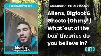 Video thumbnail for Martin believes in ghosts, both good and bad. Hoping for Casper over Bloody Mary!