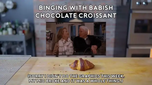 'Video thumbnail for 20.Binging with Babish; Chocolate Croissant from It's Complicated (1080p 24fps)'