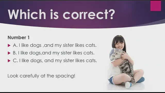 Video thumbnail for Sentence Structure, Punctuation, and Spacing