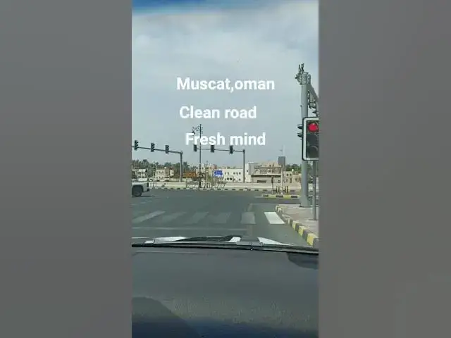 Video thumbnail for muscat oman,clean road,fresh mind journey. #world #best