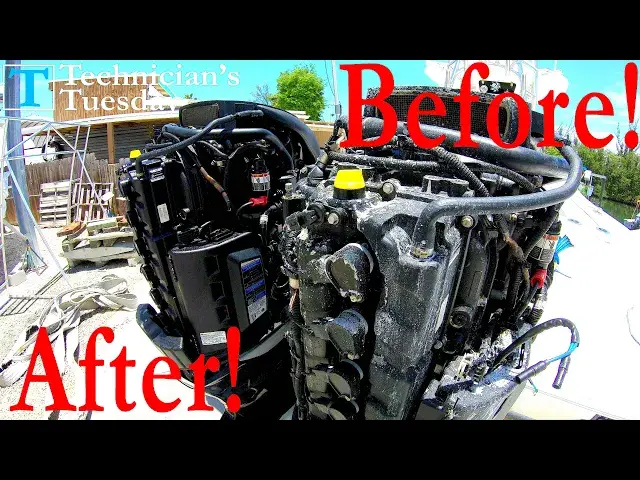 Video thumbnail for Cleaning An Outboard Engine!
