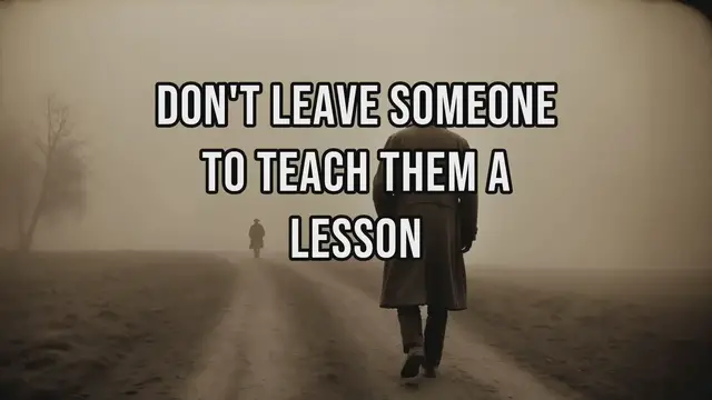 Video thumbnail for Don't leave someone to teach them a lesson