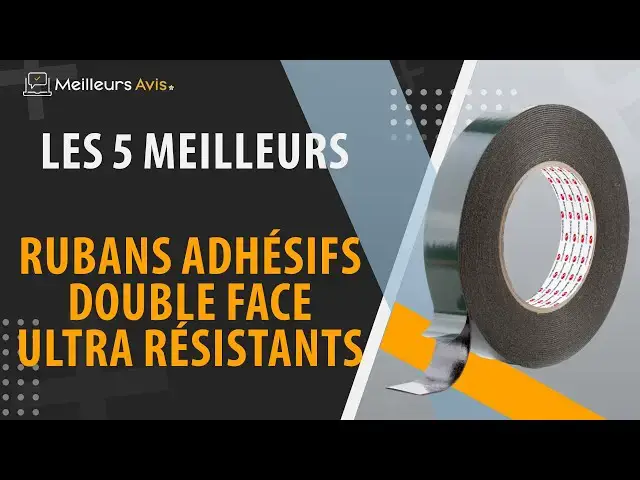 Video thumbnail for ⭐️ MEILLEUR RUBAN ADHÉSIF DOUBLE FACE ULTRA RÉSISTANT - Comparatif 2024