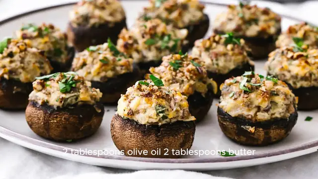 Video thumbnail for Stuffed Mushroom Recipe