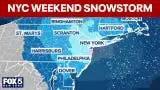 Video thumbnail for How much will it snow this weekend in NYC?