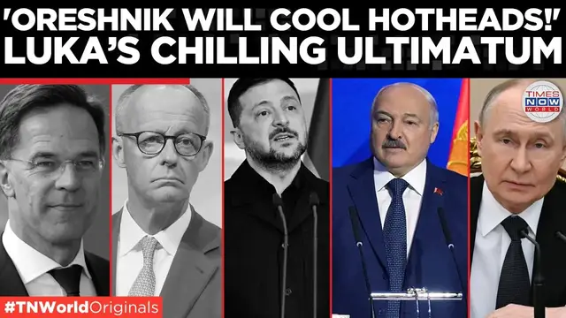Video thumbnail for Lukashenko Warns NATO's 'HOT HEADS' As Russia's Oreshnik Missile Confirmed Active In Belarus!