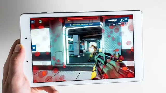 Video thumbnail for Samsung Galaxy Tab A 8.0 2019 Spiele & Benchmark Test | Deutsch