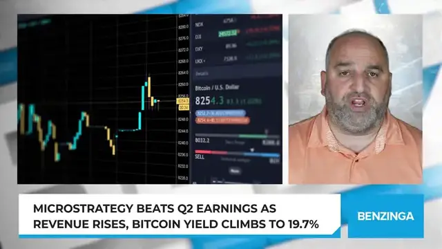 'Video thumbnail for MicroStrategy Beats Q2 Earnings As Revenue Rises, Bitcoin Yield Climbs To 19.7%'