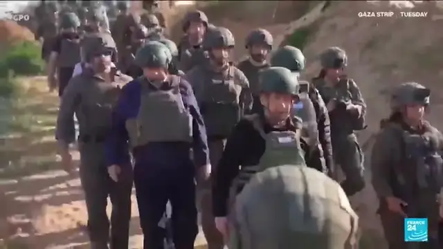'Video thumbnail for Israeli Defense Minister vows to use humanitarian aid to pressure Hamas'