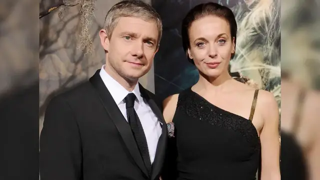 Video thumbnail for UNCAPTIONED: Martin Freeman marries Rachel Benaissa.