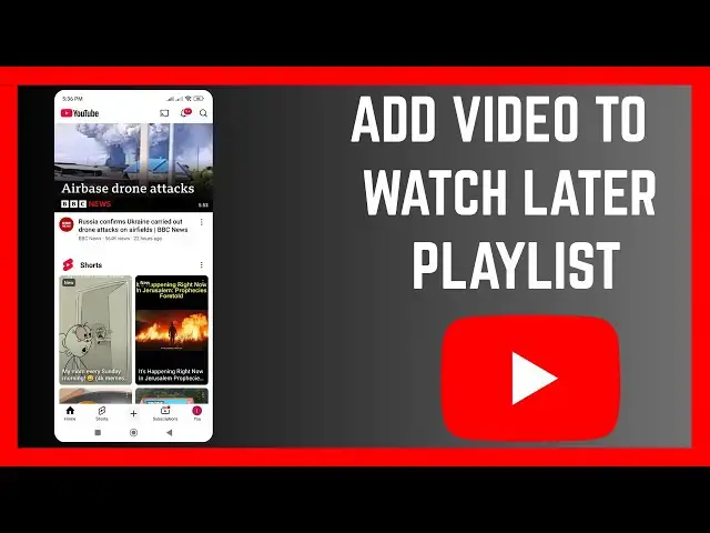 'Video thumbnail for How To Add YouTube Video To Watch Later Playlist'