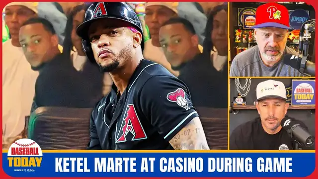 Video thumbnail for Ketel Marte found at casino during D-Backs game | Baseball Today