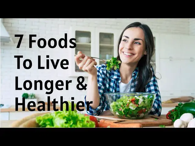 'Video thumbnail for 7 Foods To Help You Live a Longer And Healthier Life #longevity #health #healthyeating'
