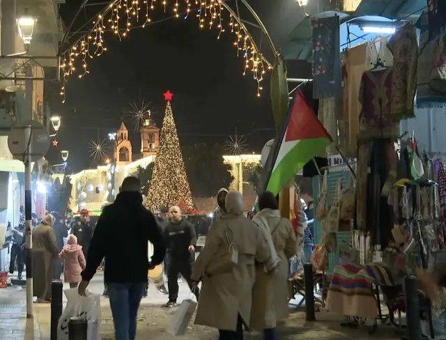 Video thumbnail for Christmas an act of resilience against Israeli occupation in Bethlehem