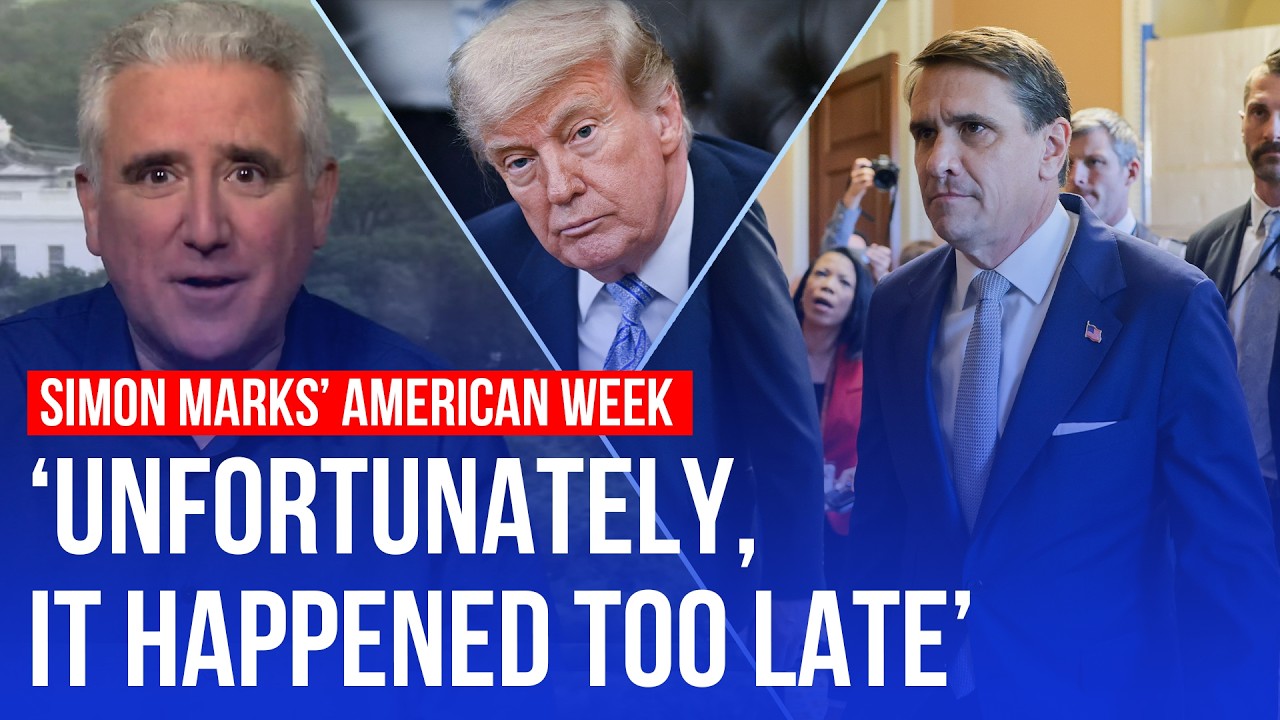 Video thumbnail for 'Republicans have finally found a spine' | Simon Marks' American Week