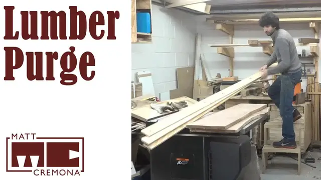 Video thumbnail for Clearing out the Shop - Shop Organization Introduction
