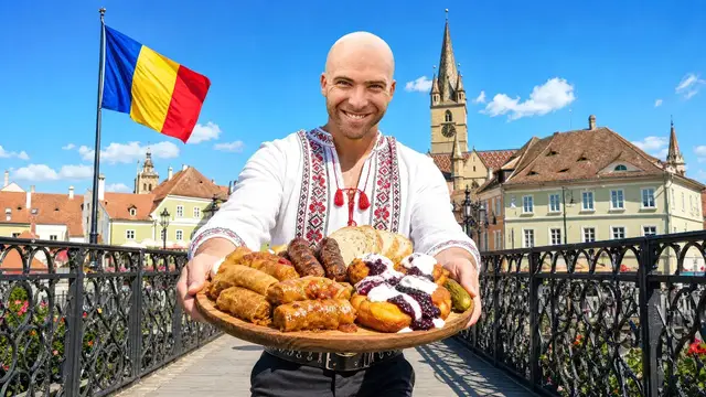 Video thumbnail for This Is How Transylvania Eats!! Ultimate Sibiu Food Tour!!