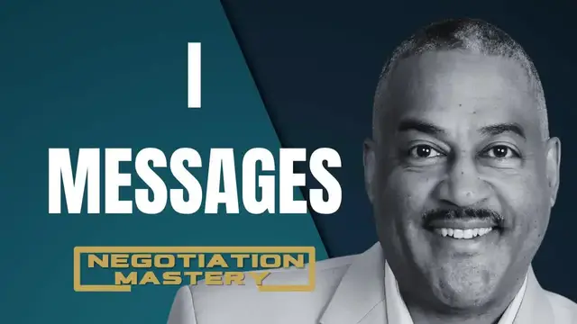 Video thumbnail for negotiation mastery: mastering 'i' statements for effective communication & negotiation