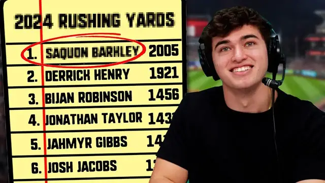 Video thumbnail for Trying to guess who leads these NFL Leaderboards (Leaderboard Challenge)