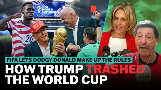 Video thumbnail for Has Trump just trashed his own World Cup? | The News Agents