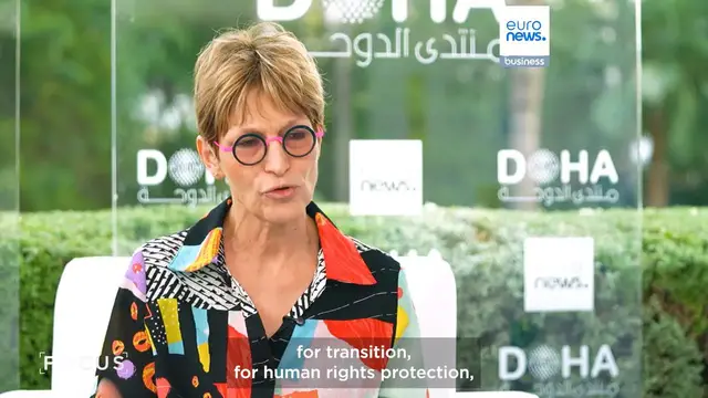 Video thumbnail for Doha Forum 2025: World leaders urge dialogue must turn to action