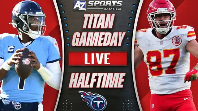 Video thumbnail for a to z sports nashville: titans-chiefs halftime report: qb injuries & wild ending predictions