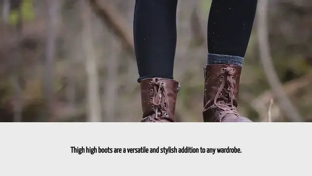Video thumbnail for What To Wear Thigh High Boots With