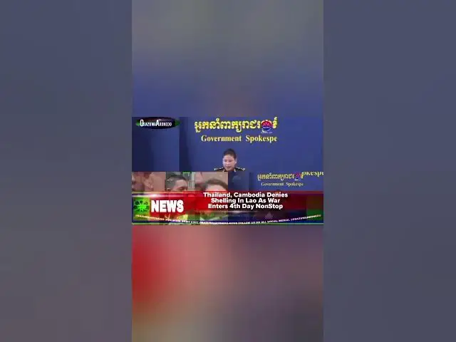 Video thumbnail for Thailand, Cambodia Denies Shelling In Lao As War Enters 4th Day NonStop