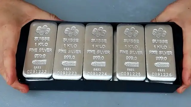 'Video thumbnail for Unboxing 15 Kilos of Silver Bars - Silver Monster Box'
