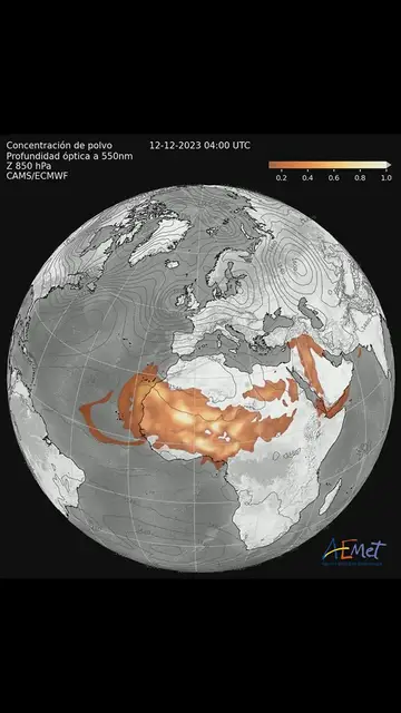 Video thumbnail for Calima Kanaren Dezember 2023